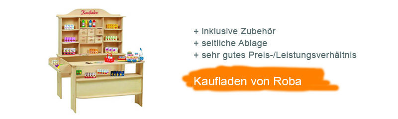 Kaufmannsladen von Roba inklusive Zubehör